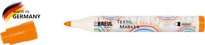 Textilmarker orange, Spitze 2 - 4 mm
