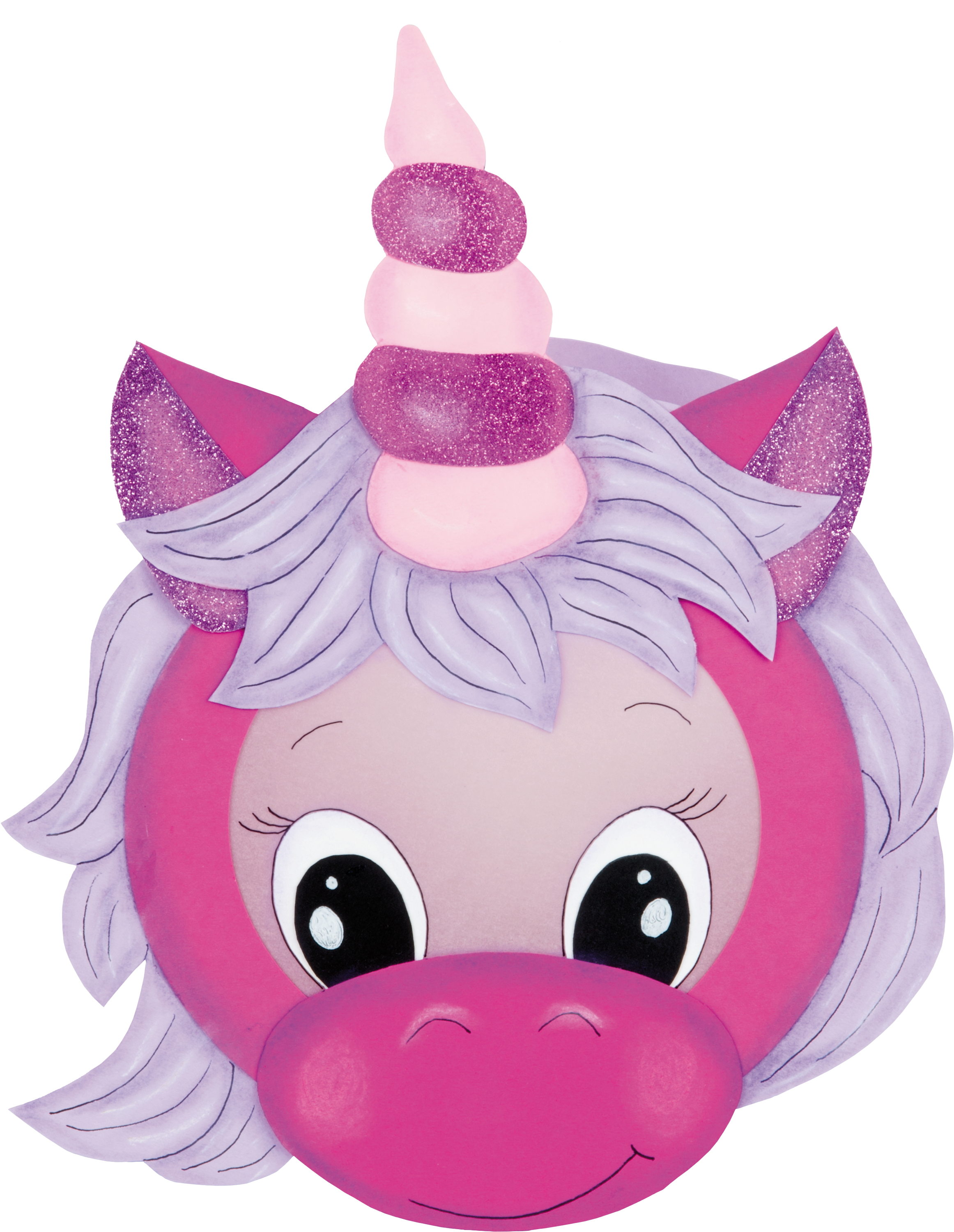 Laternen Bastelset Sugar Einhorn