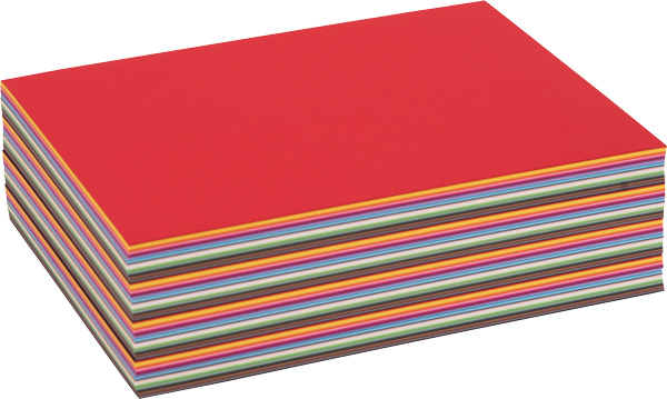 Tonpapiersortiment 130 g/m², 500 Bogen