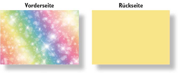 Motivkarton Magic Rainbow