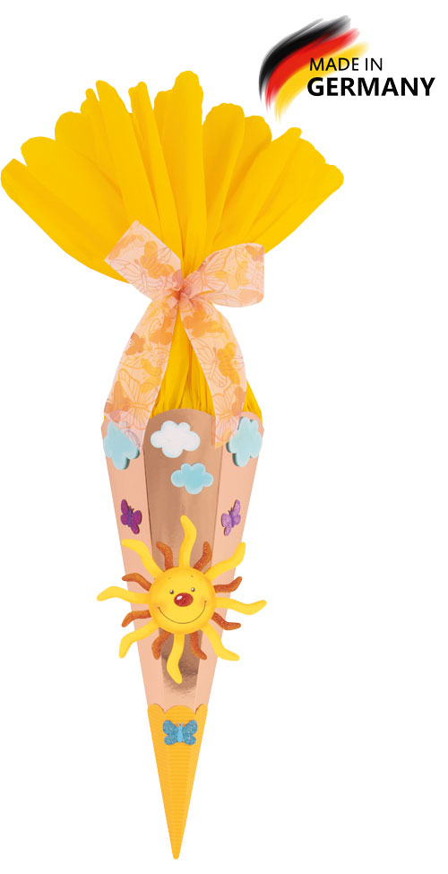 Geschwistertüte Bastelset Sonne- Geschwistertüten Bastelset Sunny