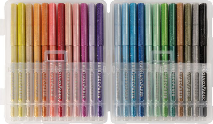 Fasermaler Glitzer 24 Stück sortiert SALE