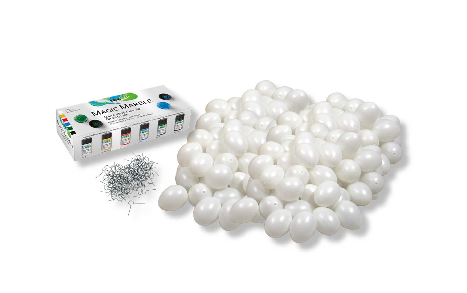 Kreativpaket Eier marmorieren