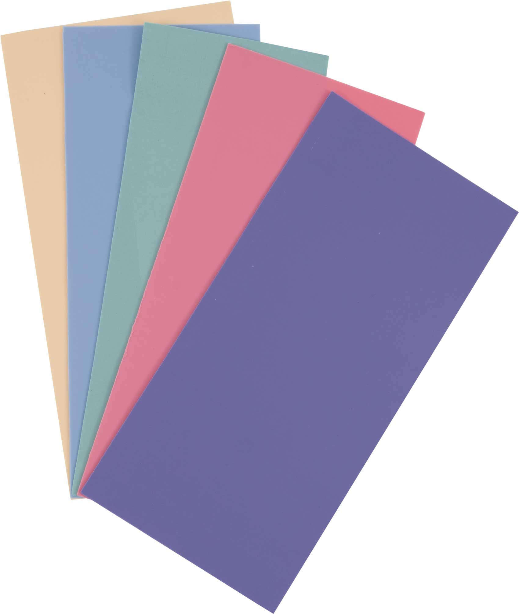 Wachsplatten Pastellsortiment