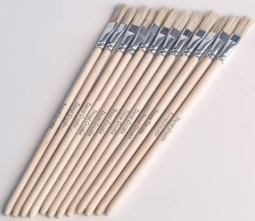 Kleisterpinsel 12 Stück, Borstenhaar