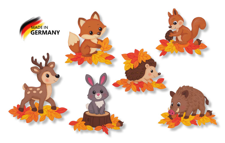 Kreativpaket Tiere im Herbst