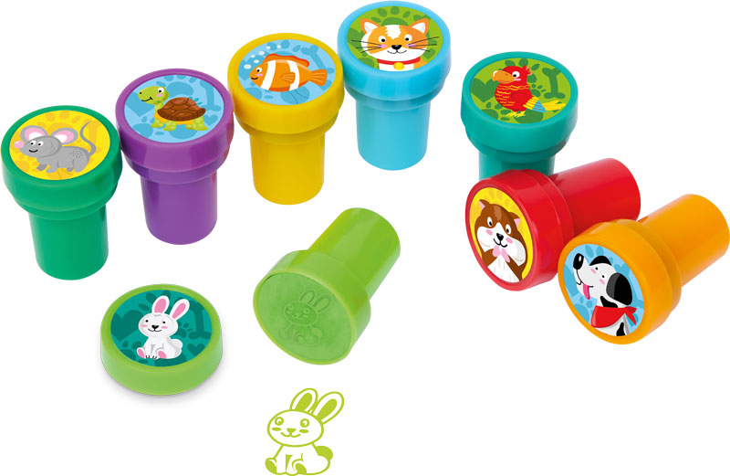 Stempel Haustiere sortiert