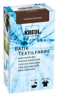 Batik Textilfarbe hazelnut brownie