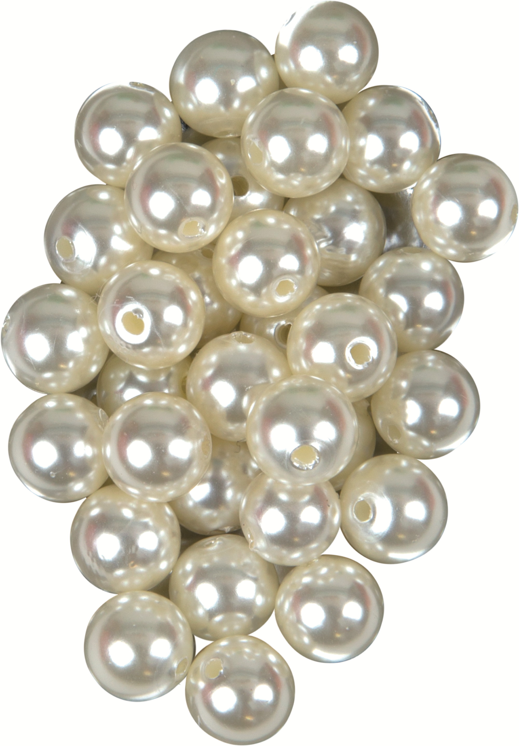 Wachsperlen creme 32 Stück Ø 8 mm
