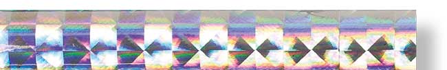Hologrammfolie sculy silber