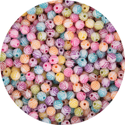 Perlenmischung XL Rosen, 400 Stück