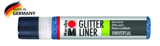 Glitterliner saphirblau