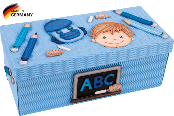 Kreativkarton Bastelset Schuljunge