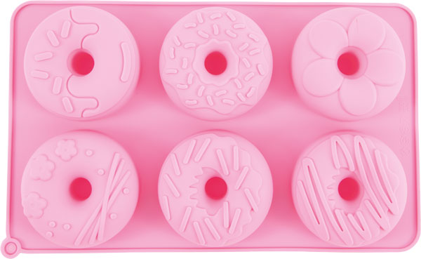 Silikonform Donuts