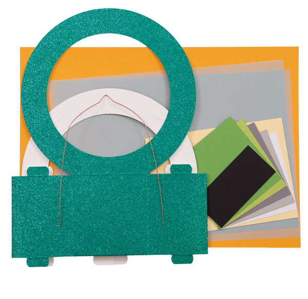 Glitter Laternen Bastelset Leander Salamander