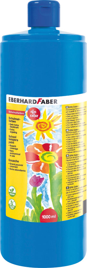 Efa Color Tempera blau, 1000 ml