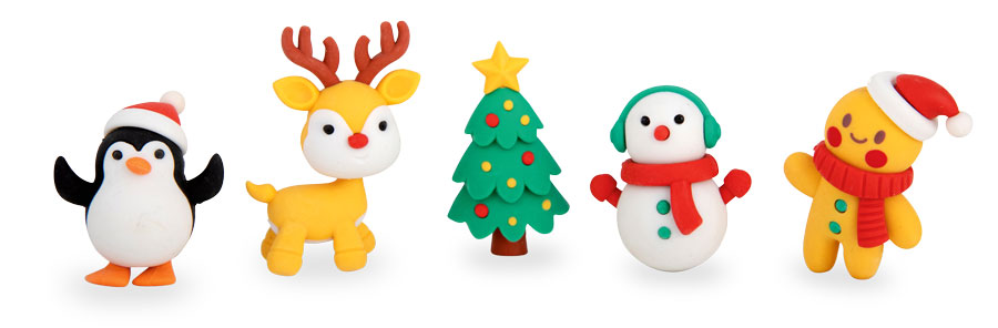 Radierer Winterspaß