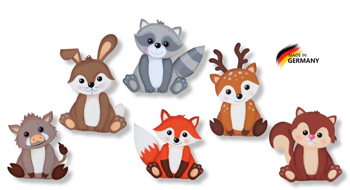 Kreativpaket Tierkinder des Waldes