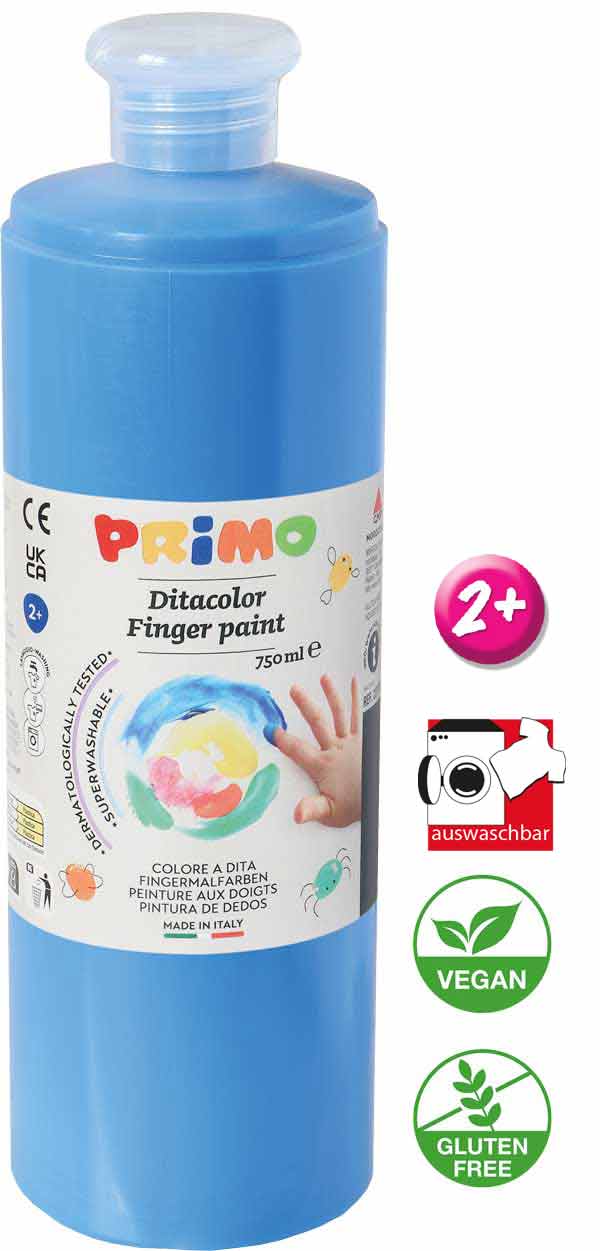 Fingermalfarbe Primo blau