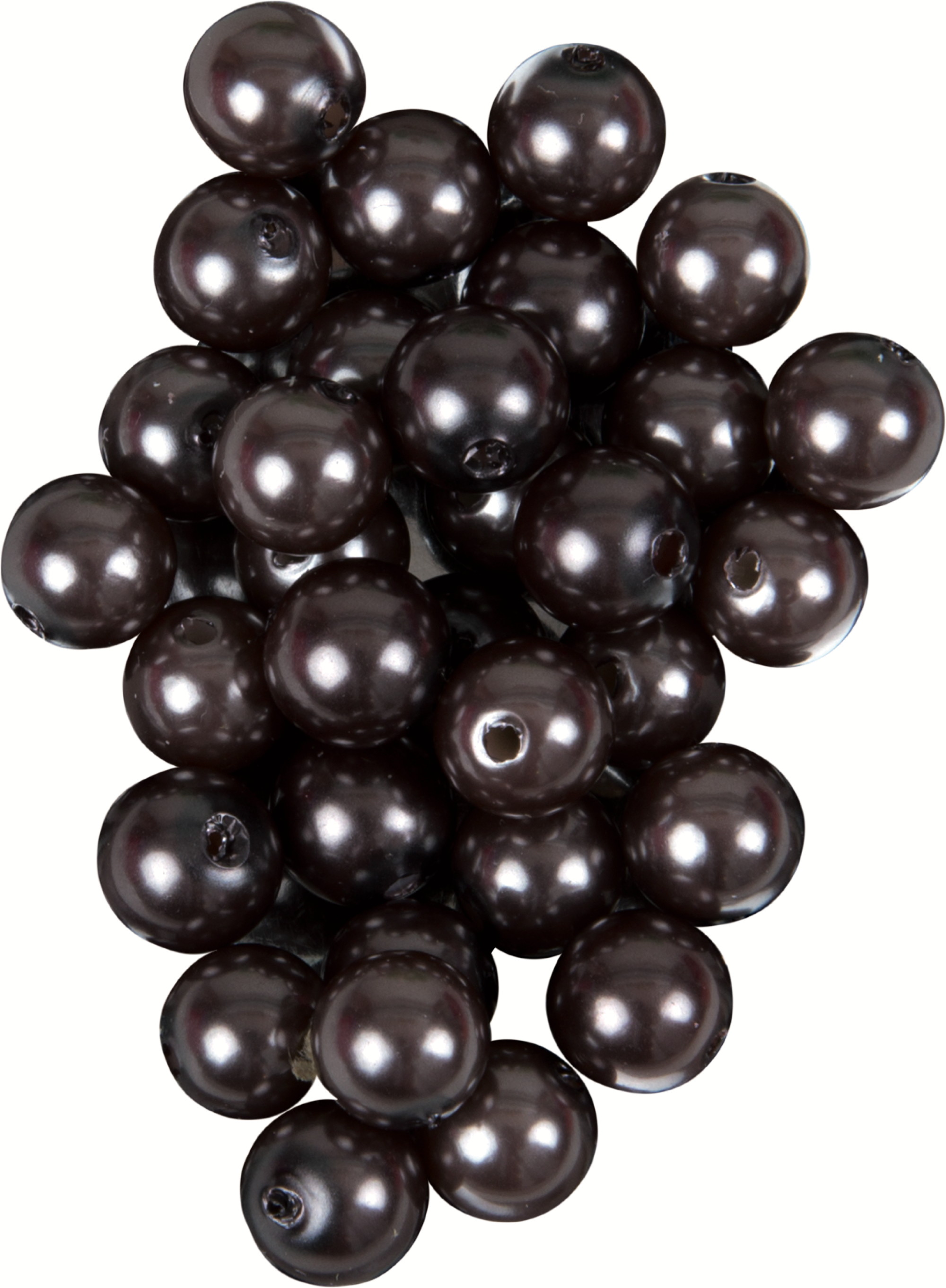 Wachsperlen braun 32 Stück Ø 8 mm