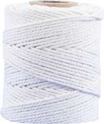 Makrameekordel creme, 80% Baumwolle