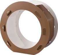 Laternenrohling rund braun, 5 Stück