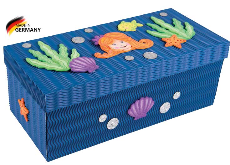 Kreativkarton Bastelset Meerjungfrau