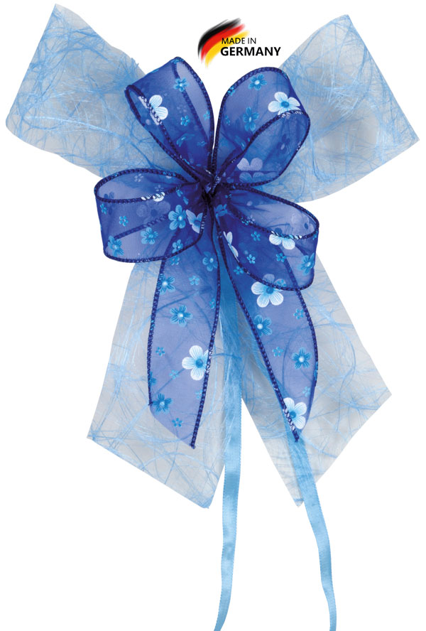 Schultütenschleife hellb.m. Blümchen SALE