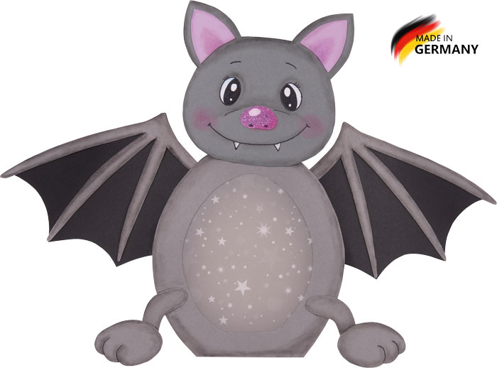 Laternen Bastelset Rubina Fledermaus