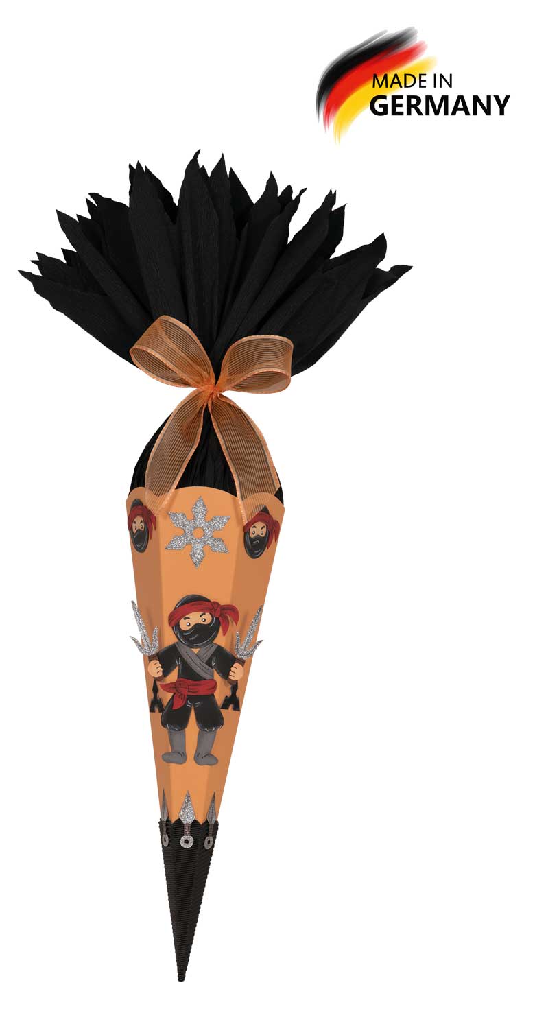 Geschwistertüte Bastelset Ninja - Geschwistertüten Bastelset Joko