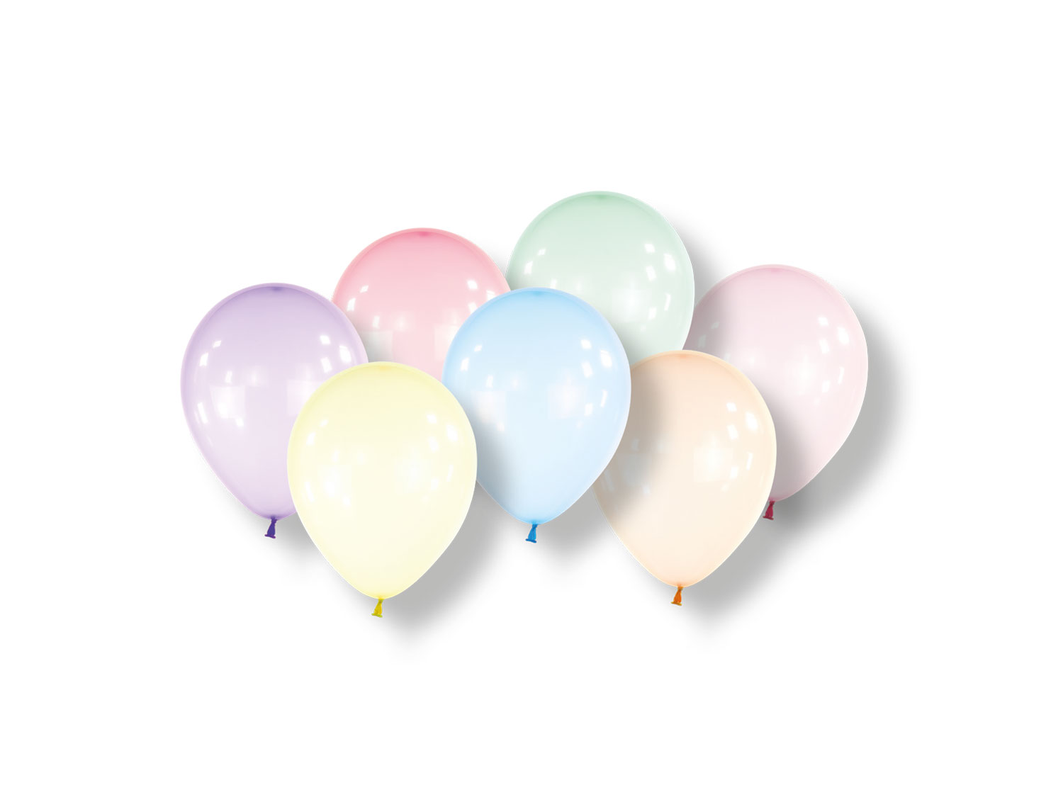 Luftballon pastell transparent