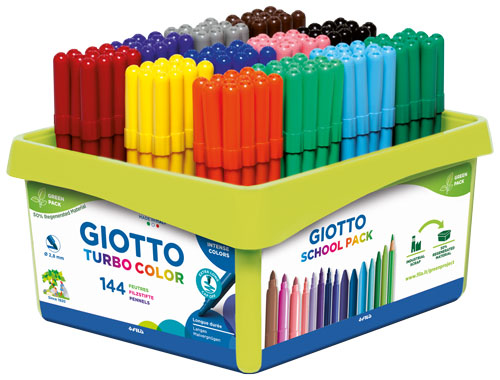 Fasermaler Giotto Turbo Color 144 Stück