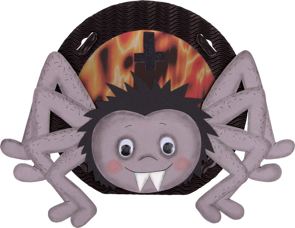 Laternen Bastelset Eddi Spinne