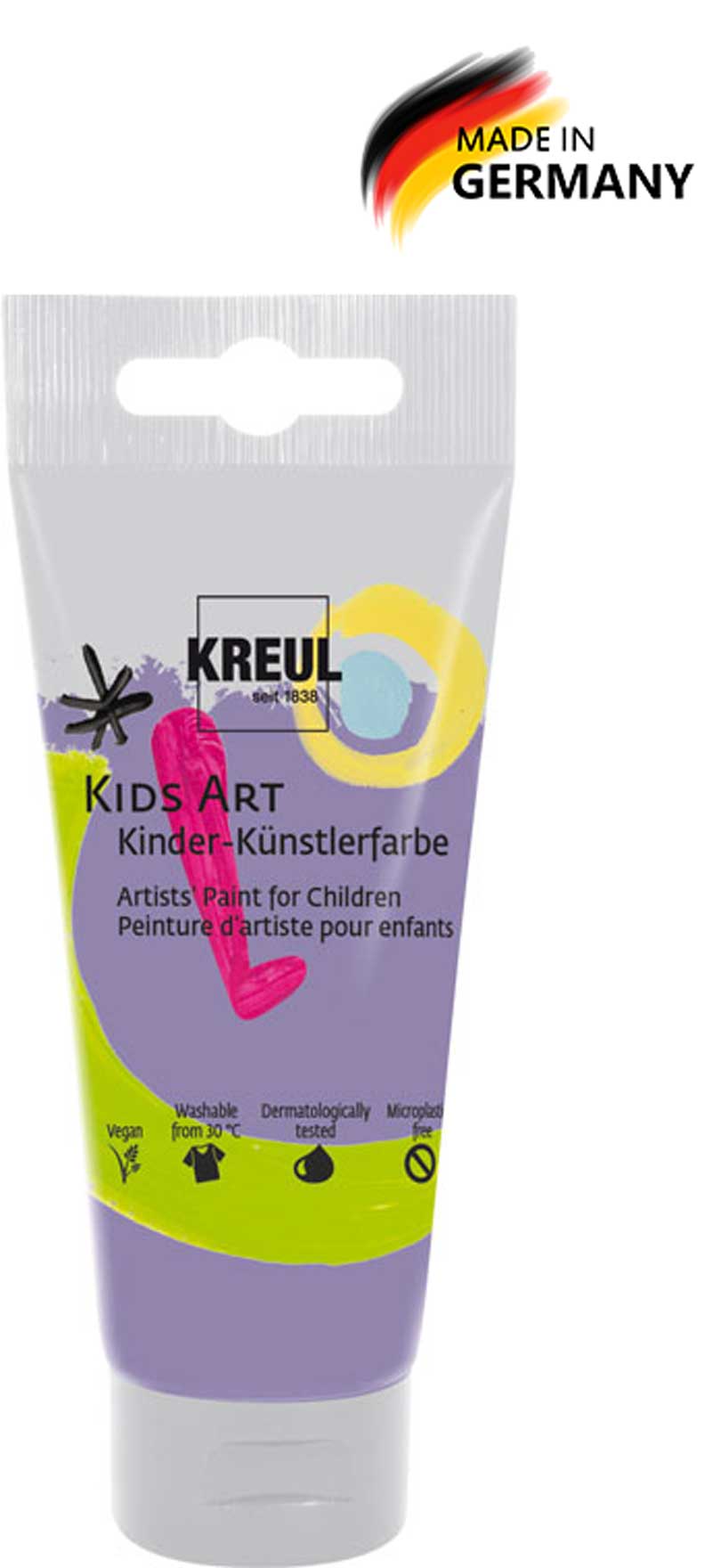 Kids Art Kinder Künstlerfarbe violett