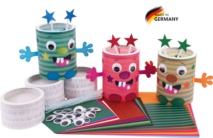 Laternenpaket Streifenmonster