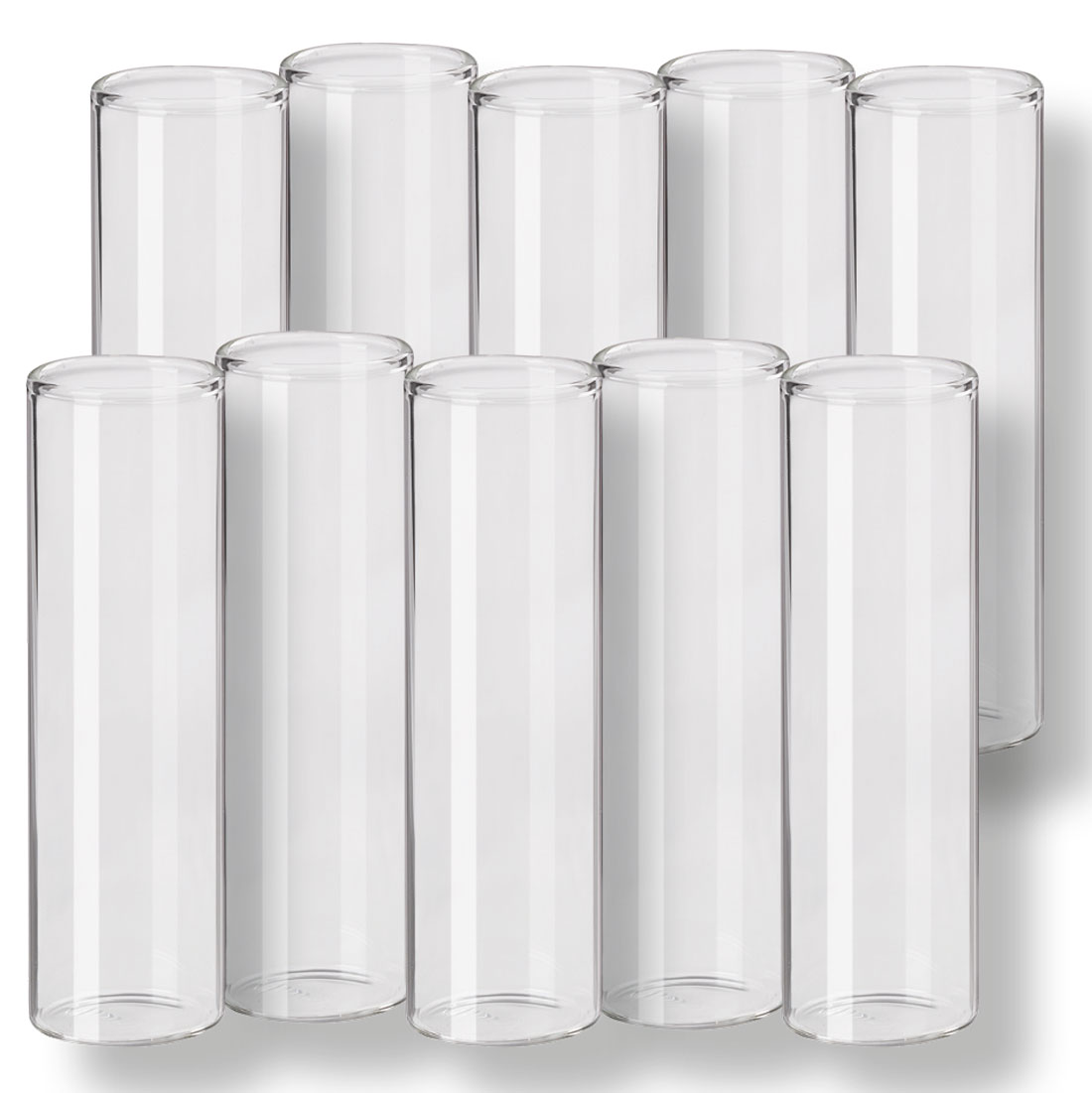 Reagenzglas mit Flachboden