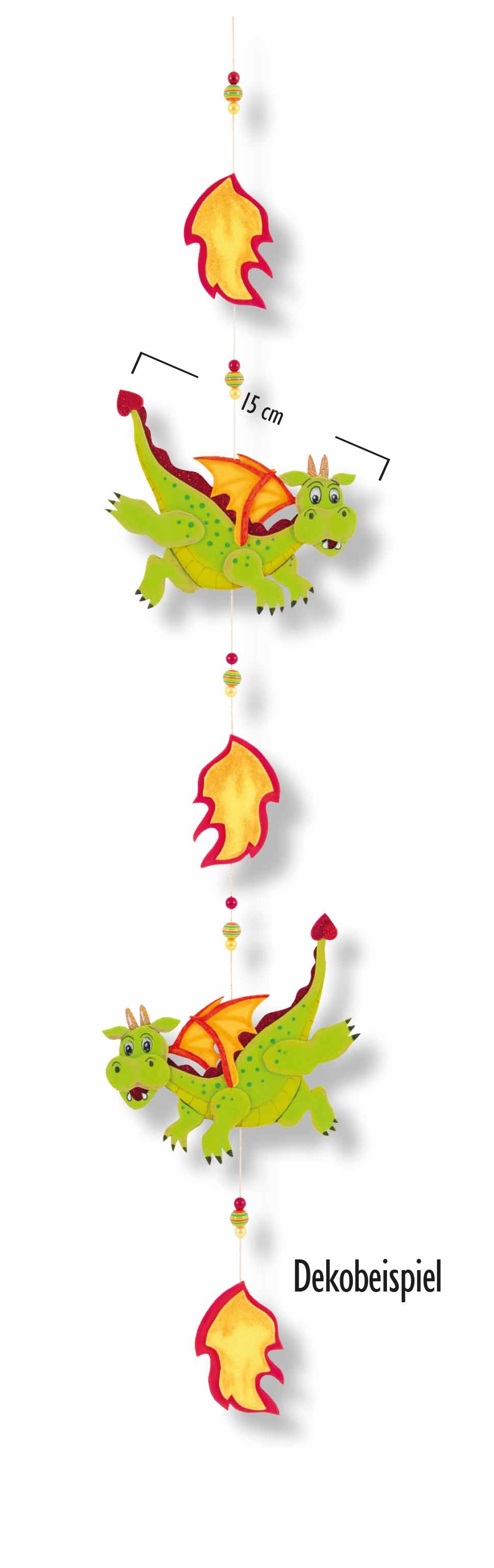 Moosgummisortiment Drachen