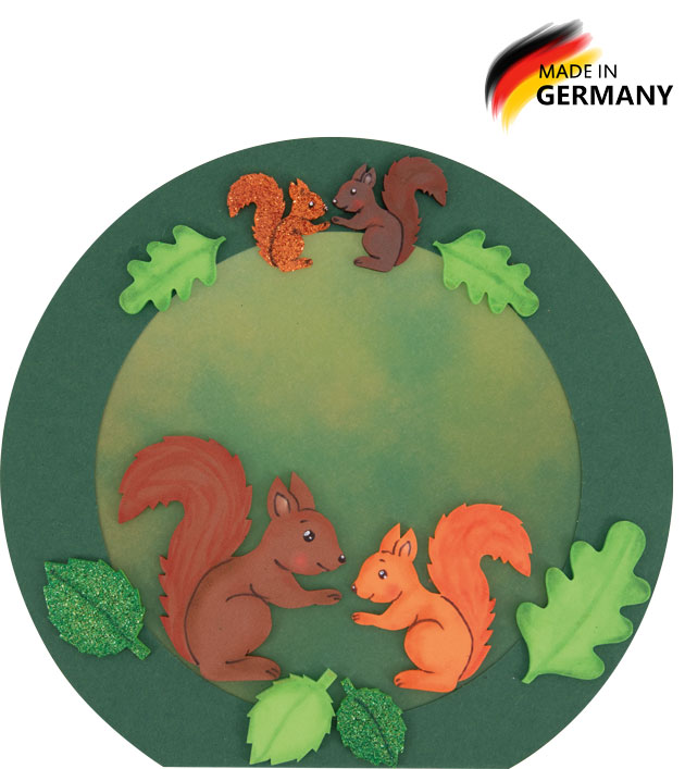 Laternen Bastelset Eichhörnchen