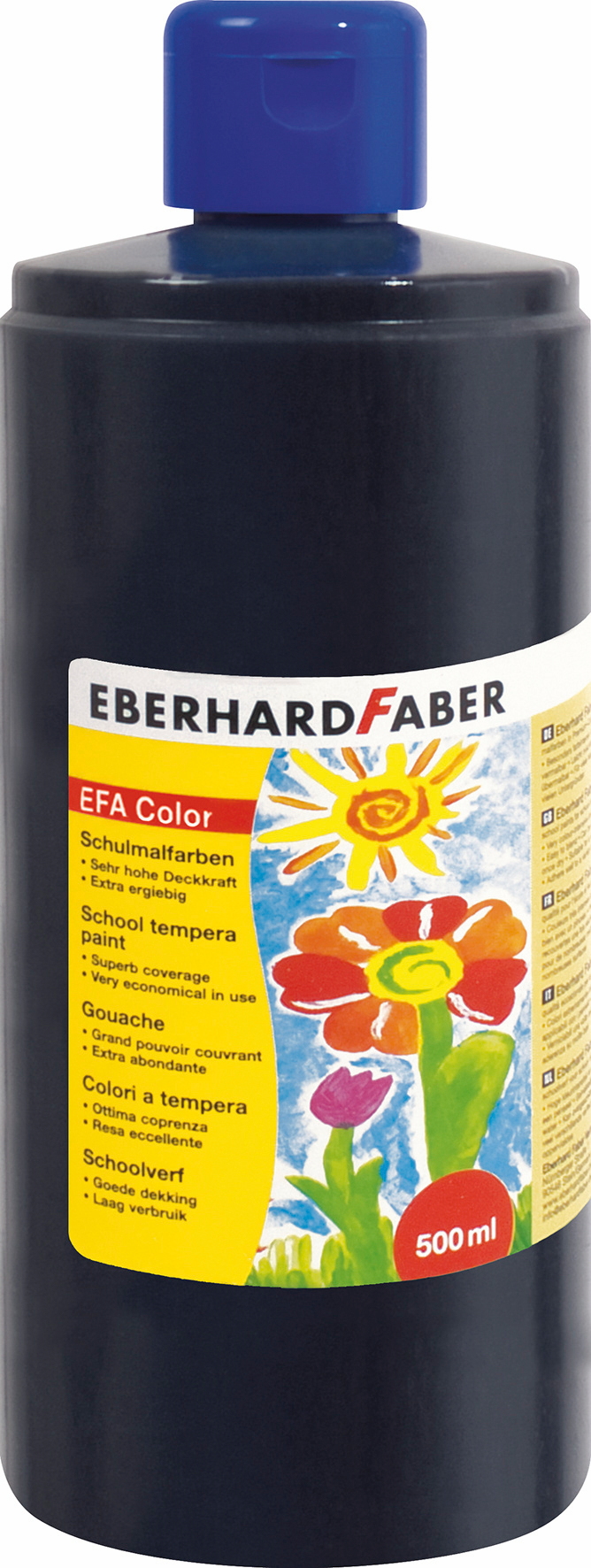 Efa Color Tempera 1000ml schwarz