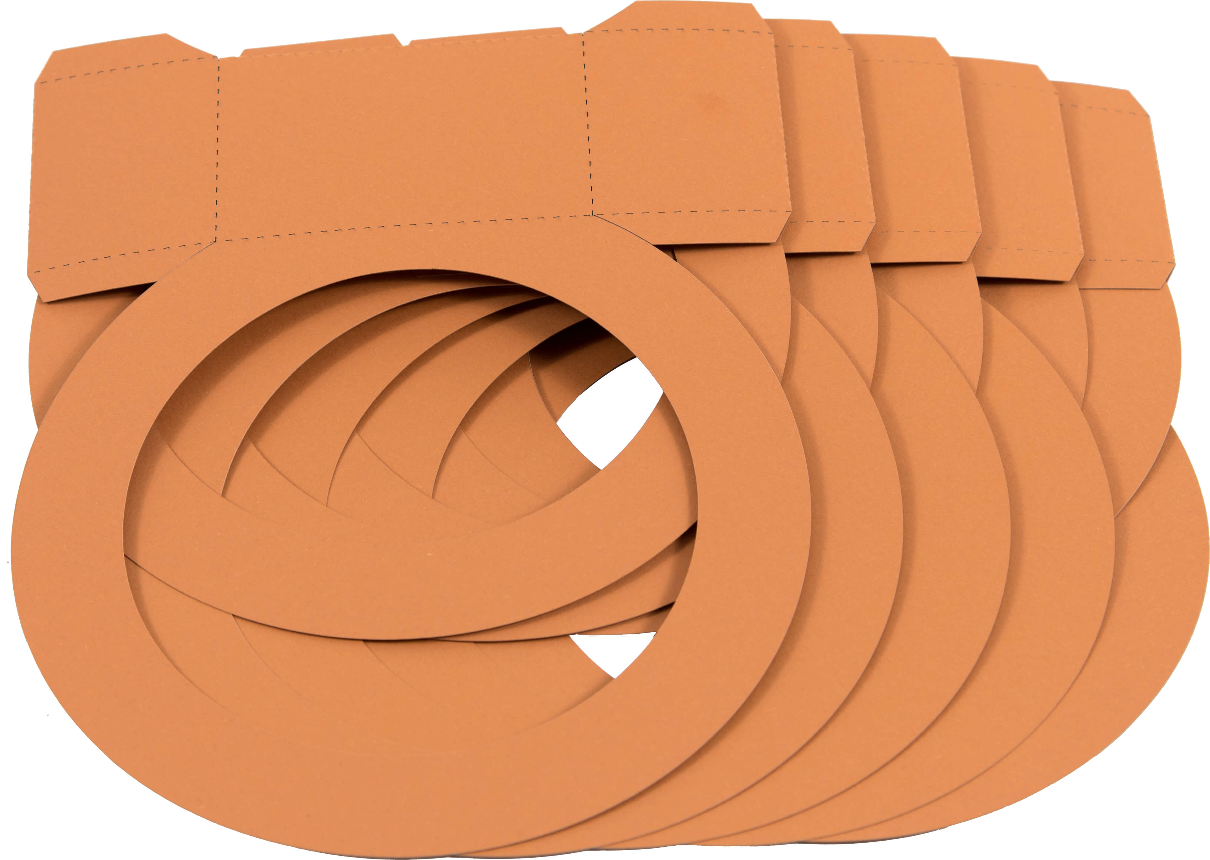 Laternenrohling rund groß terracotta