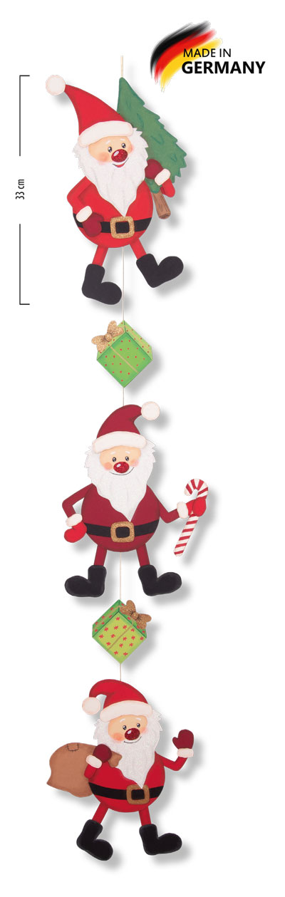 Kreativpaket Lustige Weihnachtsmänner