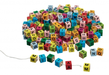 Buchstabenwürfel bunt 300 Stück