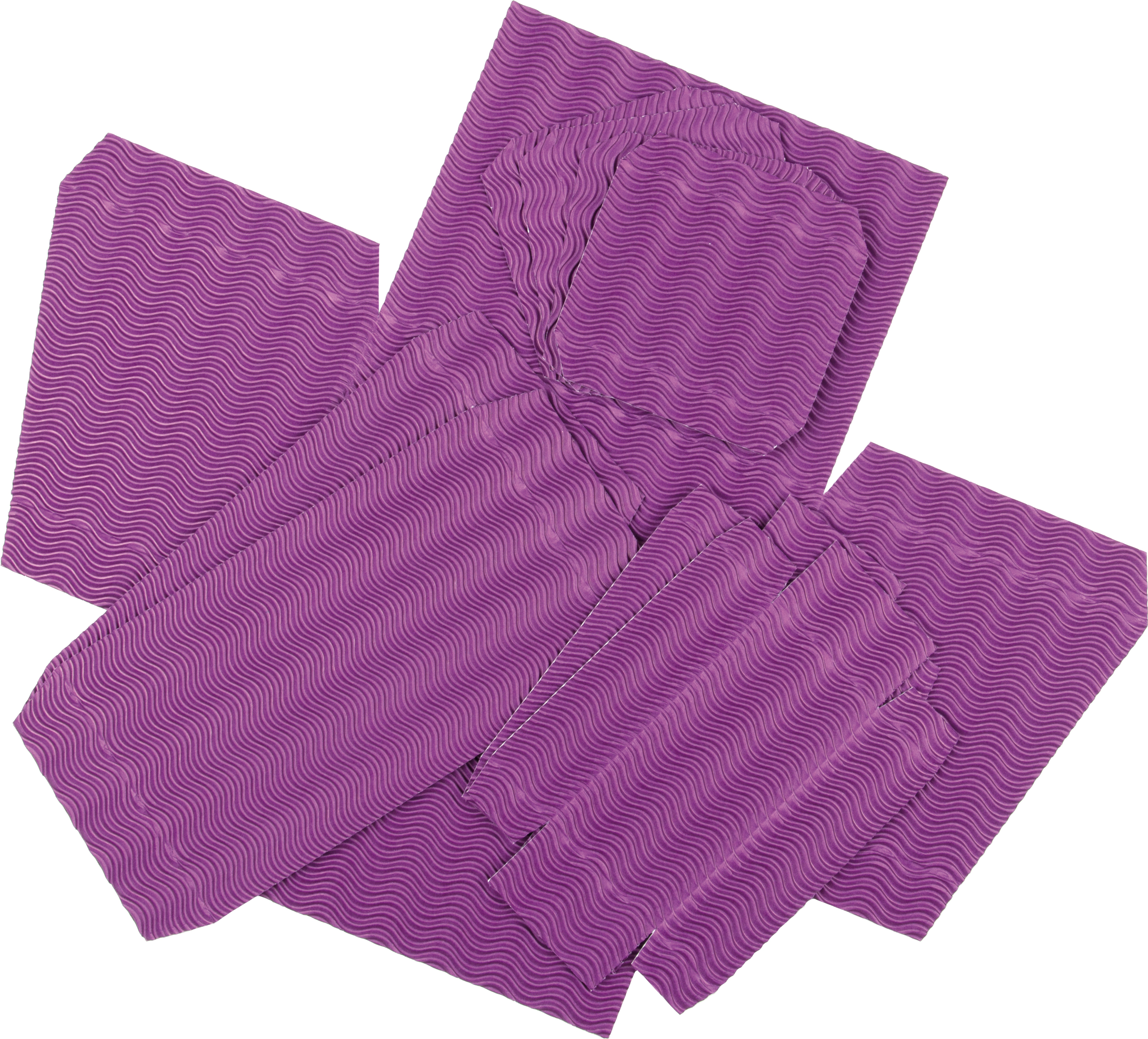 Schreibtischbox lila aus 3D Wellpappe