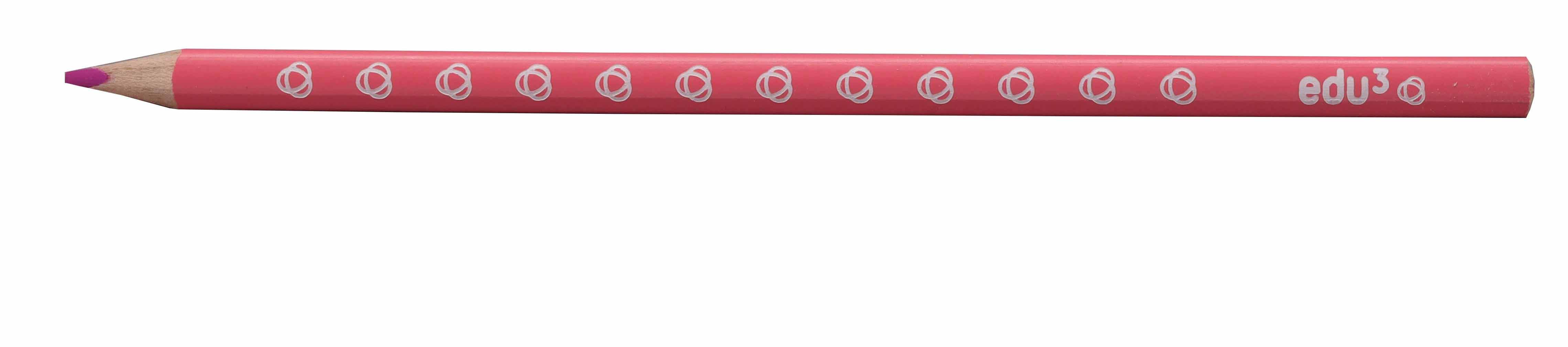 Buntstift Tri pink, 12 Stück
