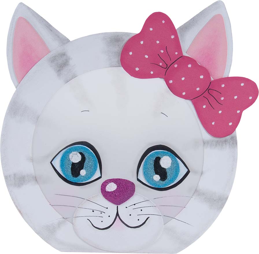 Laternen Bastelset Daisy Katze