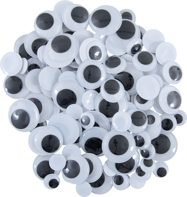 Wackelaugen rund 120 Stück