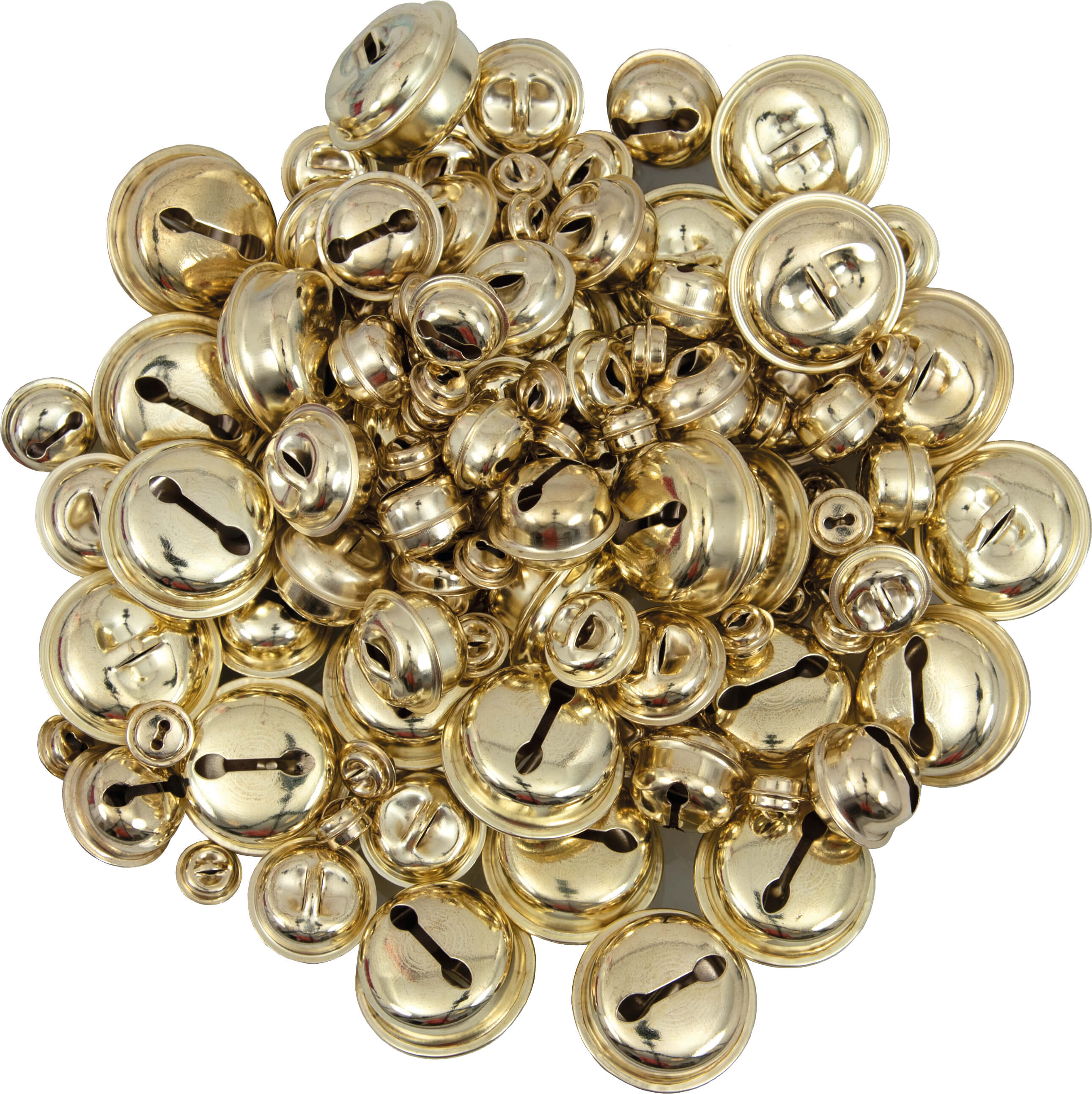 Glöckchen 100 Stück sortiert