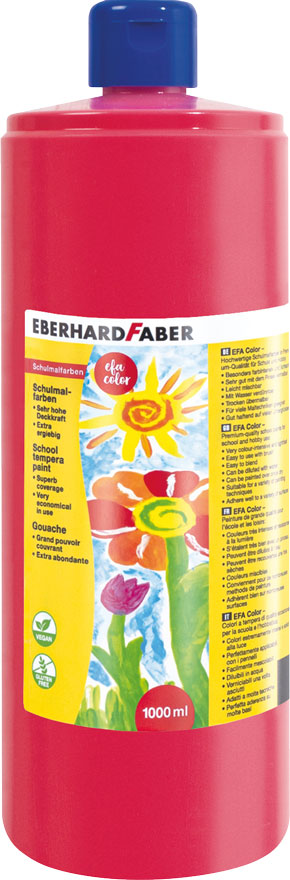 Efa Color Tempera karmin, 1000 ml