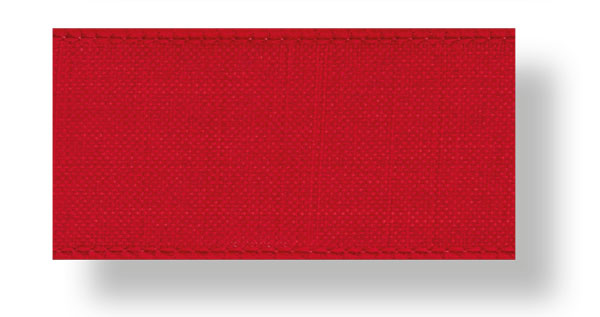 Drahtband Leinenstruktur 40 mm rot