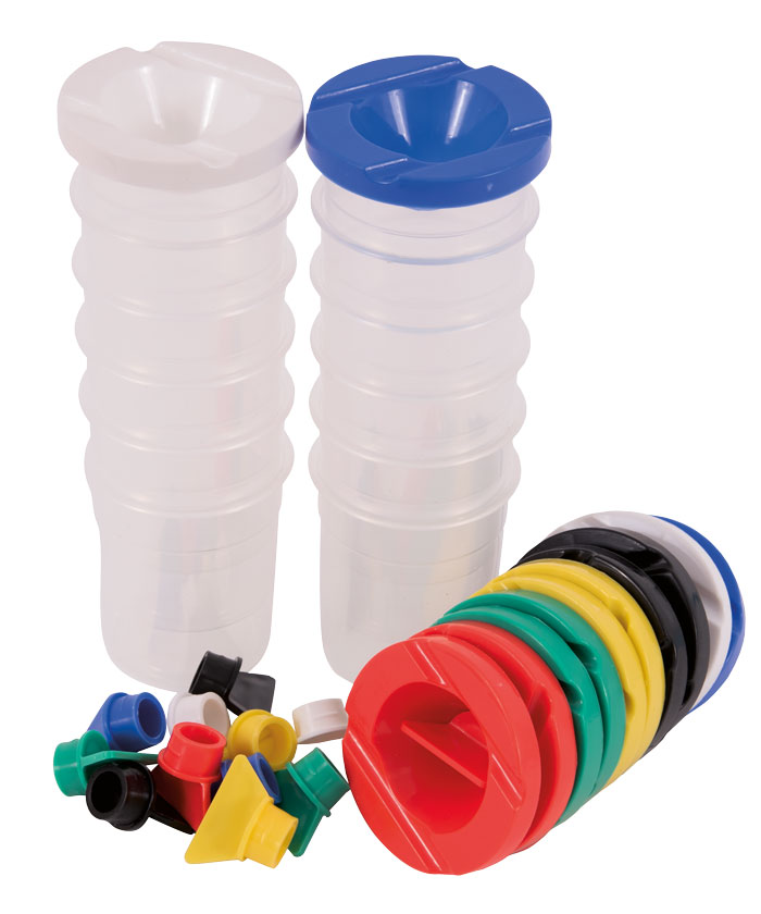 Pinselbecher mit Auslaufschutz